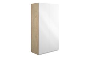 Clarence 600mm Standard 2 Door Storage Unit - White Gloss (Oak Cab)